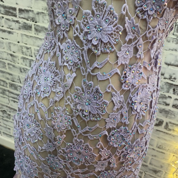 Lilac Prom/Pageant Gown size 0 Rachel Allan - Picture 4 of 4